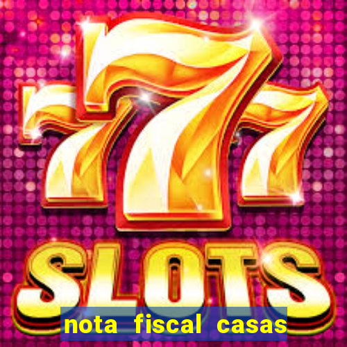 nota fiscal casas bahia 2 via