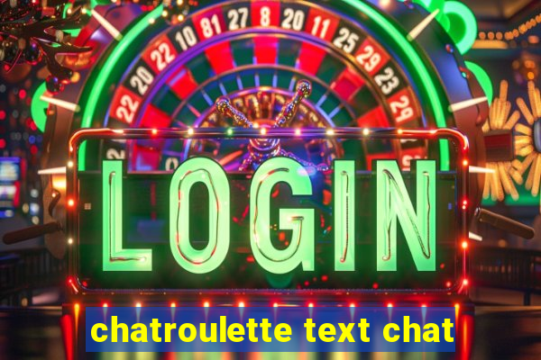 chatroulette text chat