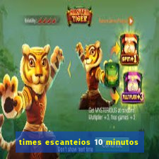 times escanteios 10 minutos