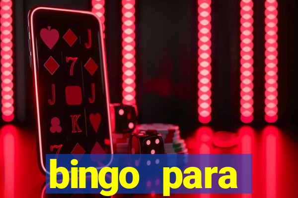 bingo para despedida de solteira para imprimir