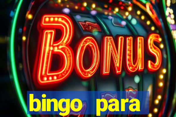 bingo para despedida de solteira para imprimir