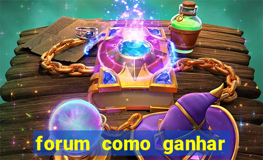 forum como ganhar na loteria