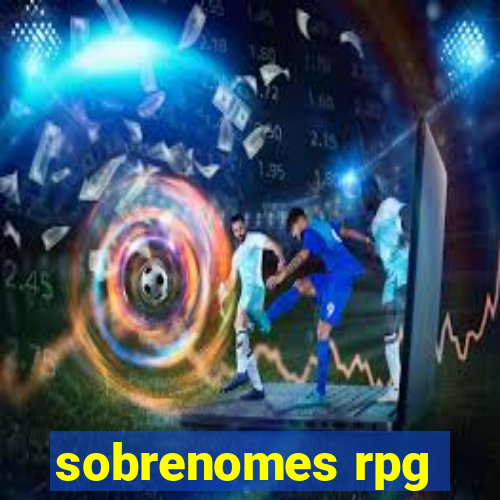 sobrenomes rpg