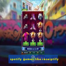 spotify games like receiptify